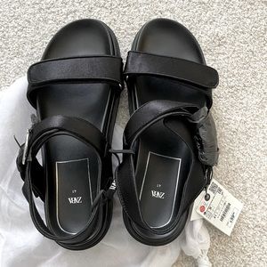 NEW Zara platform sandals